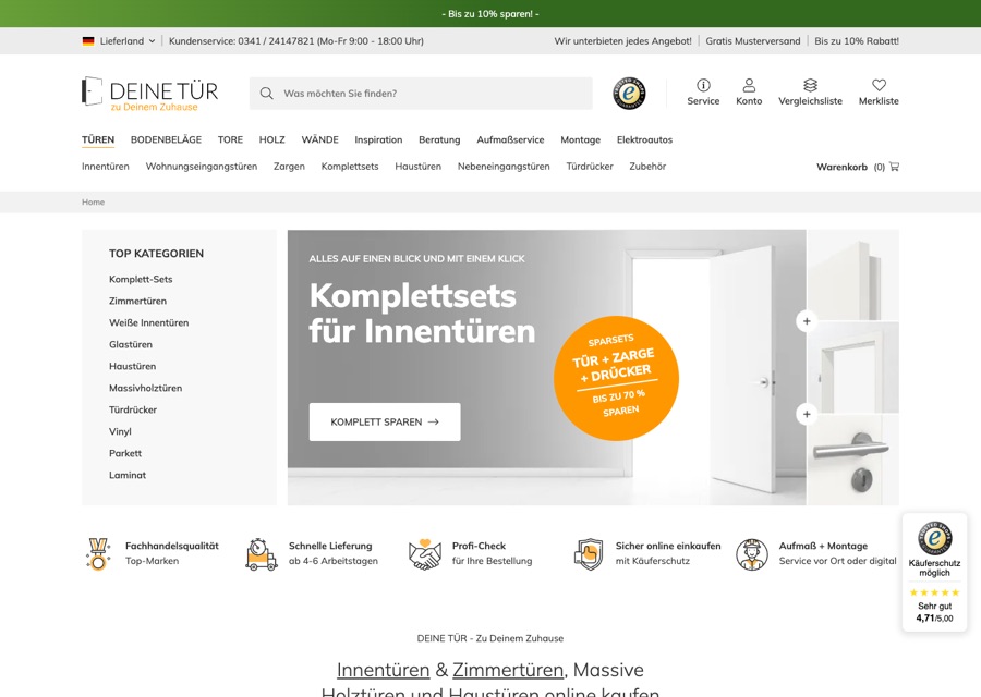 Deine Tür storefront